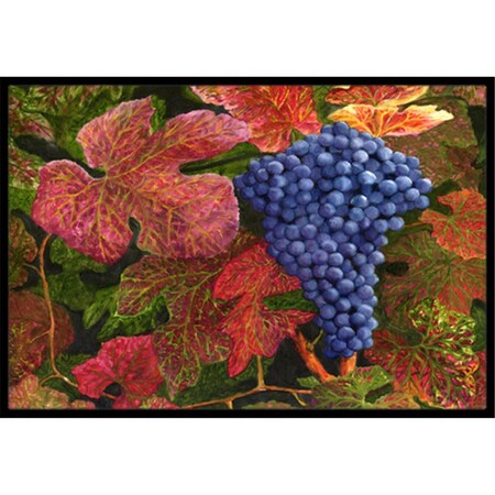 Carolines Treasures Grapes of Joy by Malenda Trick Indoor or Outdoor Mat- 18 x 27 TMTR0151MAT